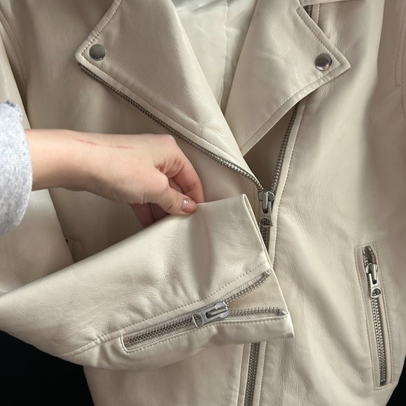 Aritzia Wilfred Diaz Leather Jacket NWT - Picture 5 of 7